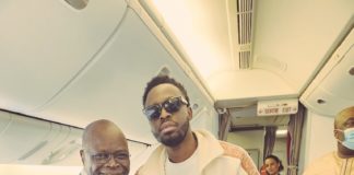 People : Aurelien Agbénonci rencontre Dadju sur un vol