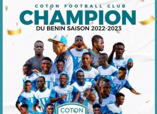 Super Ligue Pro : Coton FC de Ouidah à nouveau champion du Bénin