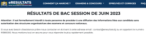 Résultat bac 2023