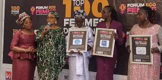 Leadership féminin : Raïmath Djibril Moriba et Fed-Ong reçoivent la Palme d’or du forum Eco Femme