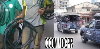 GDIZ : Deux employés arrêtés pour vol de câbles