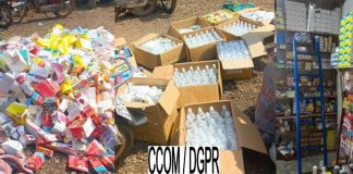 Adjarra : 100 kg de produits pharmaceutiques contrefaits saisie