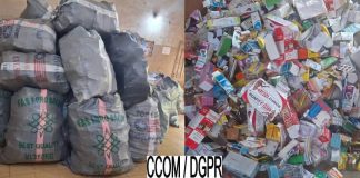 Bohicon : La police saisie 2,5 tonnes de faux médicaments