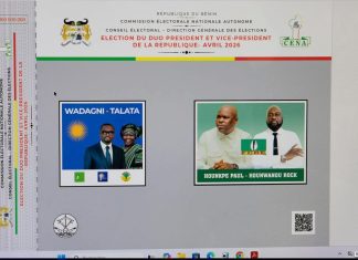 Présidentielle 2026 : la CENA valide le spécimen du bulletin unique