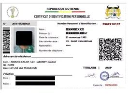 Bénin : le Certificat d’identification personnelle passe officiellement à 5 ans de validité