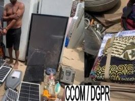 Godomey : Deux suspects arrêtés pour vol et recel d’objets volés
