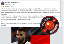 Faux : Aucune pétition ne réclame l’exclusion des joueurs africains de la Mannschaft