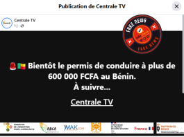 FAUX : Le prix du permis de conduire n’est pas passé à 600 000 FCFA au Bénin