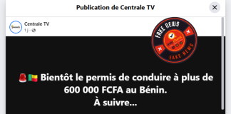 FAUX : Le prix du permis de conduire n’est pas passé à 600 000 FCFA au Bénin