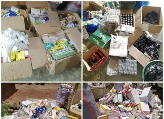 Péhunco : la Police républicaine saisit 296 kg de produits pharmaceutiques de contrebande
