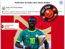 CANULAR : Sadio Mané n’a pas annoncé sa retraite internationale