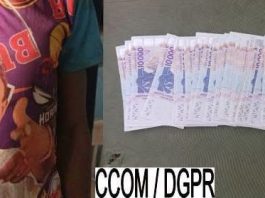 Trafic de faux billets à Tchikandou : un suspect écroué, 840 000 FCFA de fausse monnaie saisis
