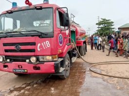 Glazoué : Un incendie ravage le quartier Zongo